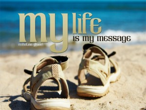 I live life according to my values. I live life according to my values.